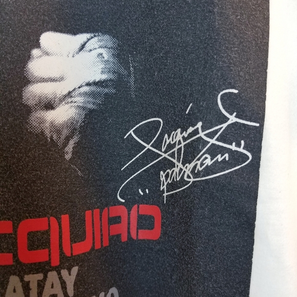 Manny Pacquiao T-shirt printed Autograph - Picture 3 of 6